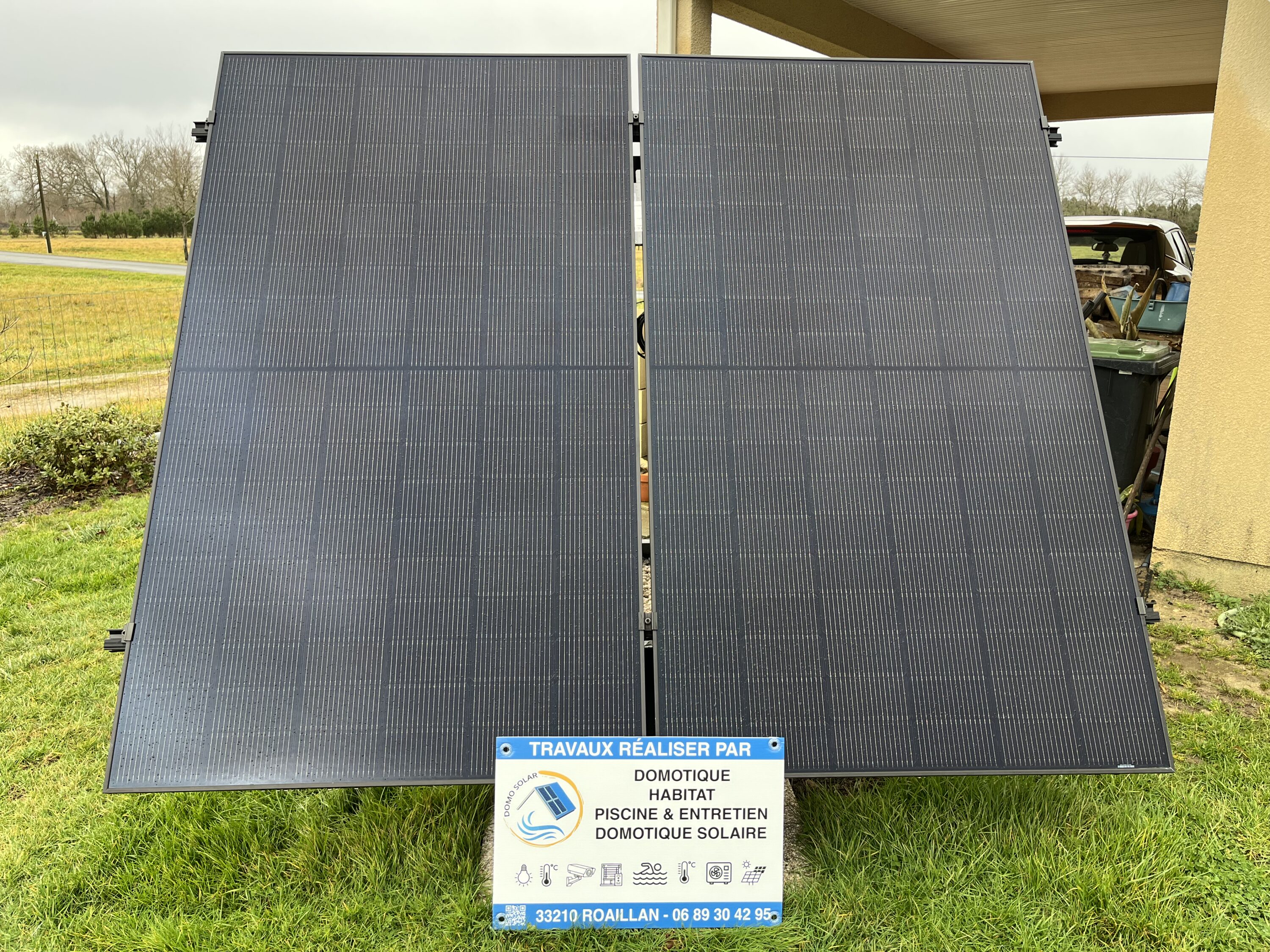 Panneaux solaires à Bazas